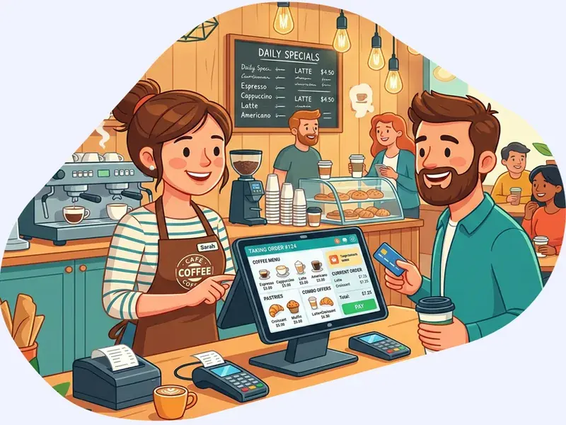 POS system for café — billing, inventory and reporting