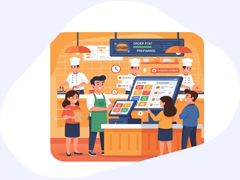 POS system for quick service restaurant (qsr) — billing, inventory and reporting